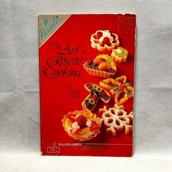 Vintage Recipes Book Ursula Kaiser The Art of Rosette Cooking Cookbook Pastries - Picture 1 of 2
